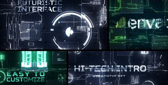 Videohive Hi-Tech Intro Logo Stings template preview