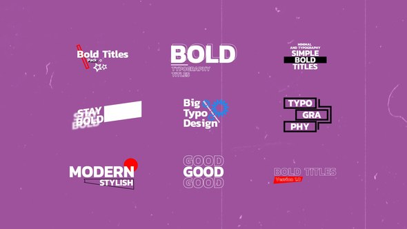 Videohive Big Titles | AE 53353500 Titles template preview
