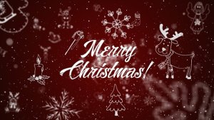 Christmas Greetings II Video Displays template preview