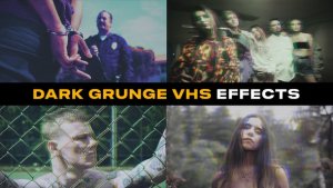 Videohive Dark Grunge VHS Effects | After Effects Elements template preview