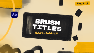 Videohive Brush Hand Drawn Titles 3 Titles template preview