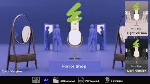 Videohive Mirror Shop Opener Openers template preview