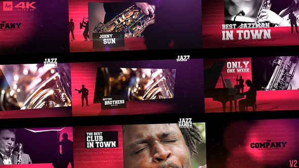 Videohive Jazz Band 2 Openers template preview