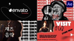 Videohive Jazz Promo for After Effects Openers template preview
