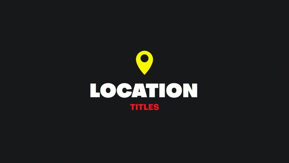 Videohive Location Titles 46868024 Titles template preview
