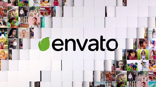 Videohive Mosaic Logo Reveal Pack Logo Stings template preview