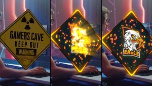 Videohive Gamer Zone Logo Transition Elements template preview