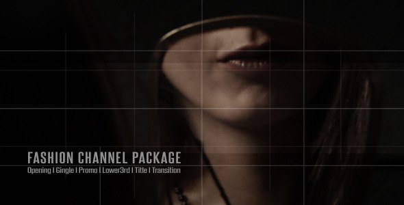 Broadcast Design - Fashion Channel Package Video Displays template preview