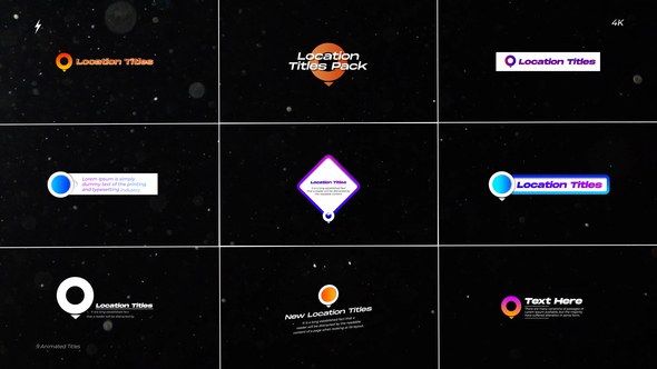 Videohive Location Titles | After Effects 53671963 Titles template preview