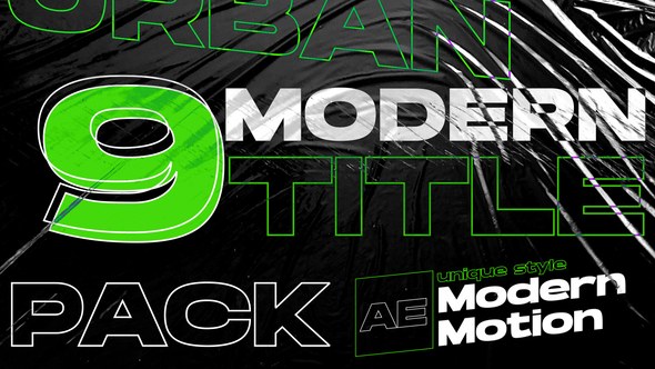 Videohive Modern Titles | AE 57131445 Titles template preview