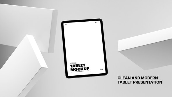 Videohive Tablet mockup 58159383 Product Promo template preview