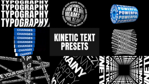 Videohive Kinetic Text Animations Pack Titles template preview