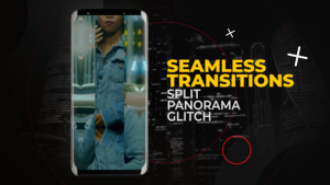 Videohive Vertical Seamless Transitions | After Effects Elements template preview