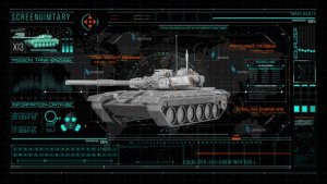 Videohive HUD700 Screen Military Tank Elements template preview