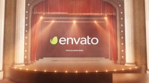 Videohive Theatre Curtain Logo Logo Stings template preview