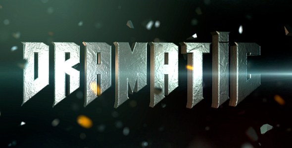 Cinematic Title 2 Video Displays template preview