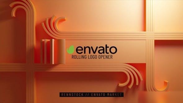 Videohive Rolling Logo Logo Stings template preview