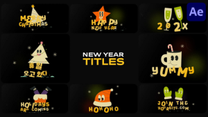 Videohive New Year Titles for After Effects 55262756 Titles template preview