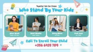 Videohive Kindergarten Slides Opener Openers template preview