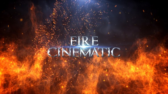 Videohive Fire Cinematic Titles Titles template preview