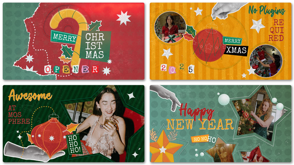 Videohive Christmas Slideshow Opener 55698463 Openers template preview
