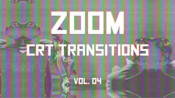 Videohive CRT Zoom Transitions Vol. 04 Elements template preview