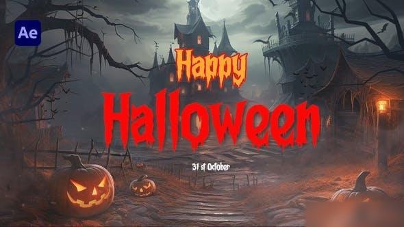 Videohive Happy Halloween Intro 47812667 Openers template preview