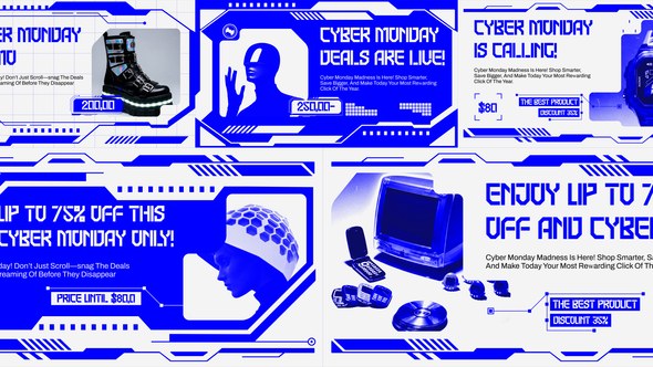 Videohive Cyber Monday Promo After Effect Product Promo template preview