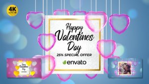 Videohive ValentineвЂ™s Day Opener Promo Openers template preview
