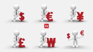 Videohive 3D People Animations 2 Elements template preview