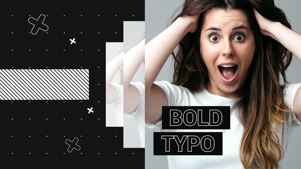 Videohive Bold Typo Opener 23329936 Openers template preview