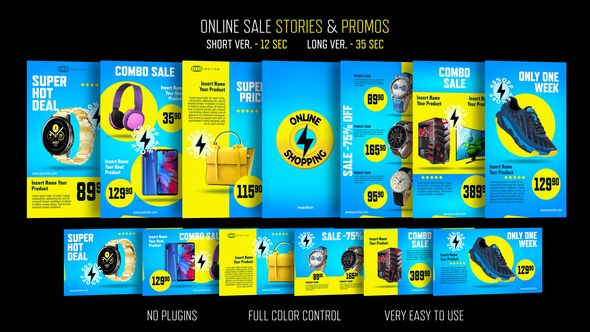 Videohive Online Sale Stories & Promos Product Promo template preview