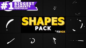 Flash FX Shape Elements | After Effects Video Displays template preview