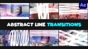 Videohive Abstract Line Transitions | After Effects Elements template preview