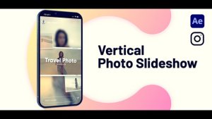 Videohive Photo Slideshow Vertical Openers template preview