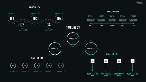 Videohive Timelines 57320167 Infographics template preview