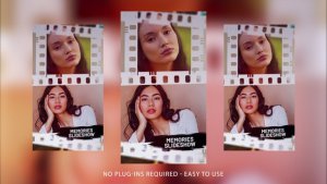 Videohive Vertical Memories Spring Video Displays template preview