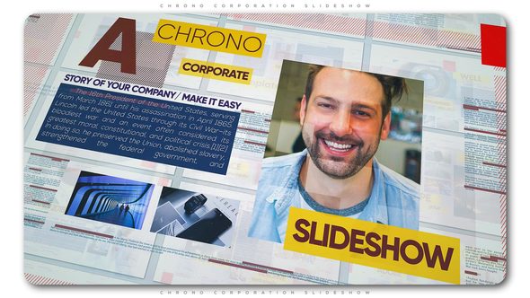 Videohive Chrono Corporation Slideshow Openers template preview
