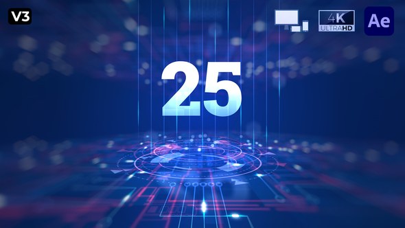 Videohive Digital Countdown V3 Elements template preview