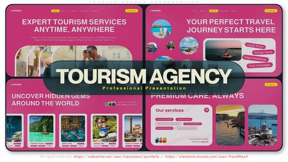 Videohive Tourism Agency Presentation 56053418 Openers template preview