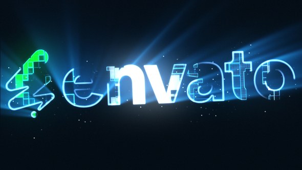 Videohive Rays Mosaic Logo Logo Stings template preview