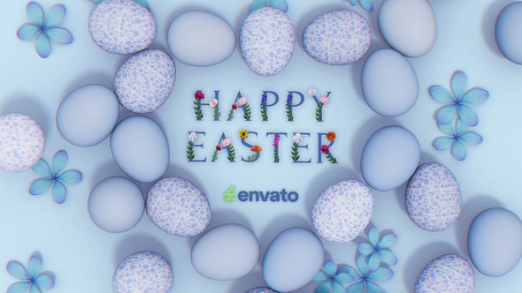 Videohive Happy Easter | AE Easter template preview