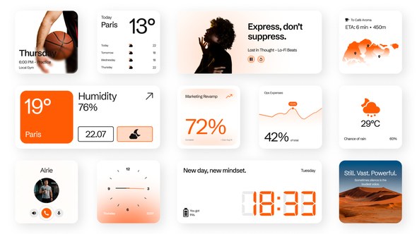 Videohive Dynamic Light Widget Elements template preview