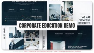 Videohive Corporate Education Video Displays template preview