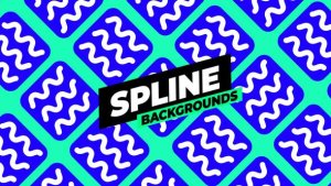 Videohive Spline Backgrounds Elements template preview
