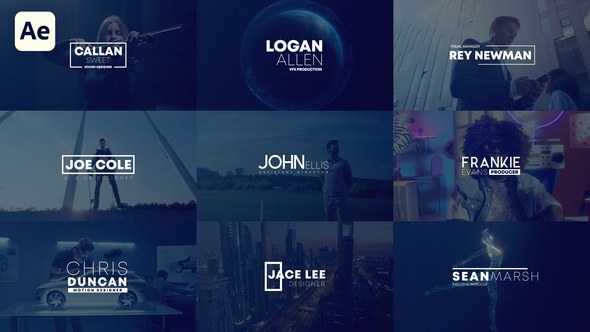 Videohive Text Titles Typography Titles template preview