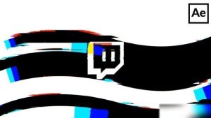 Videohive Glitch Transition Logo 43275673 Logo Stings template preview