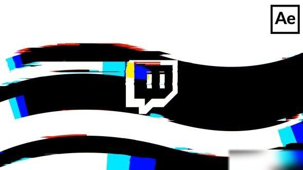 Videohive Glitch Transition Logo 43275673 Logo Stings template preview