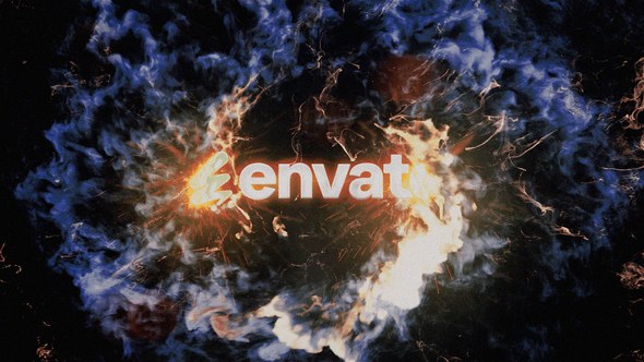 Videohive Vortex Fire Logo Reveal Openers template preview
