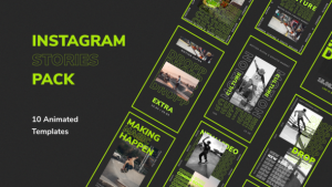 Videohive Modern Instagram Stories Product Promo template preview